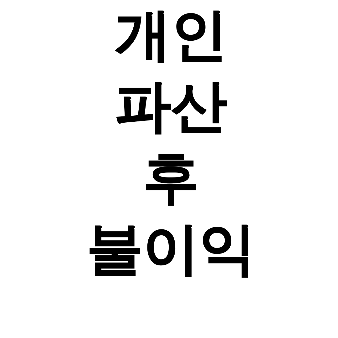 개인 파산 후 불이익